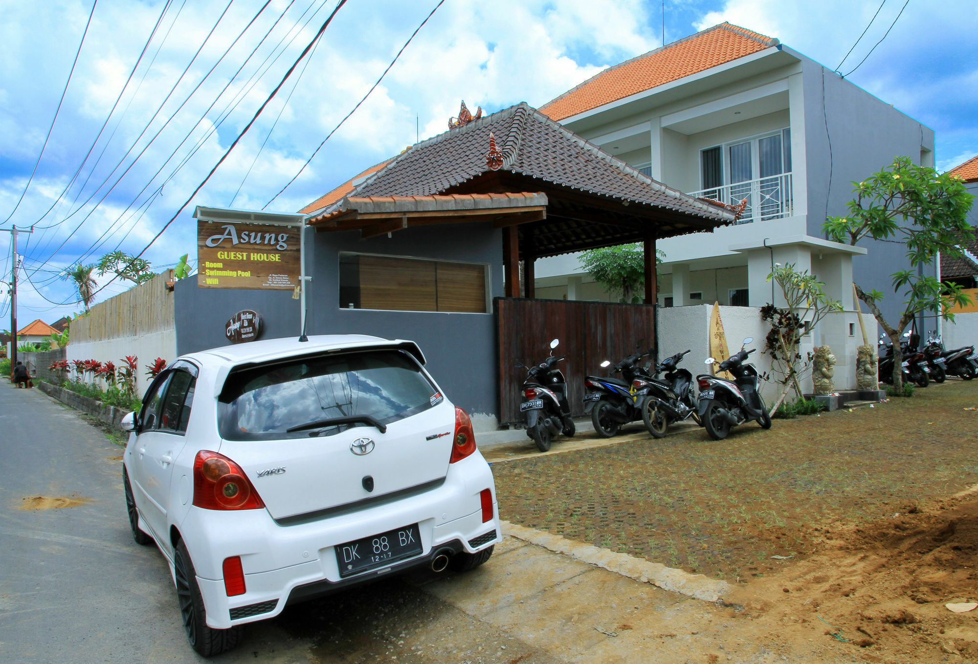 Asung Guesthouse Canggu Екстериор снимка
